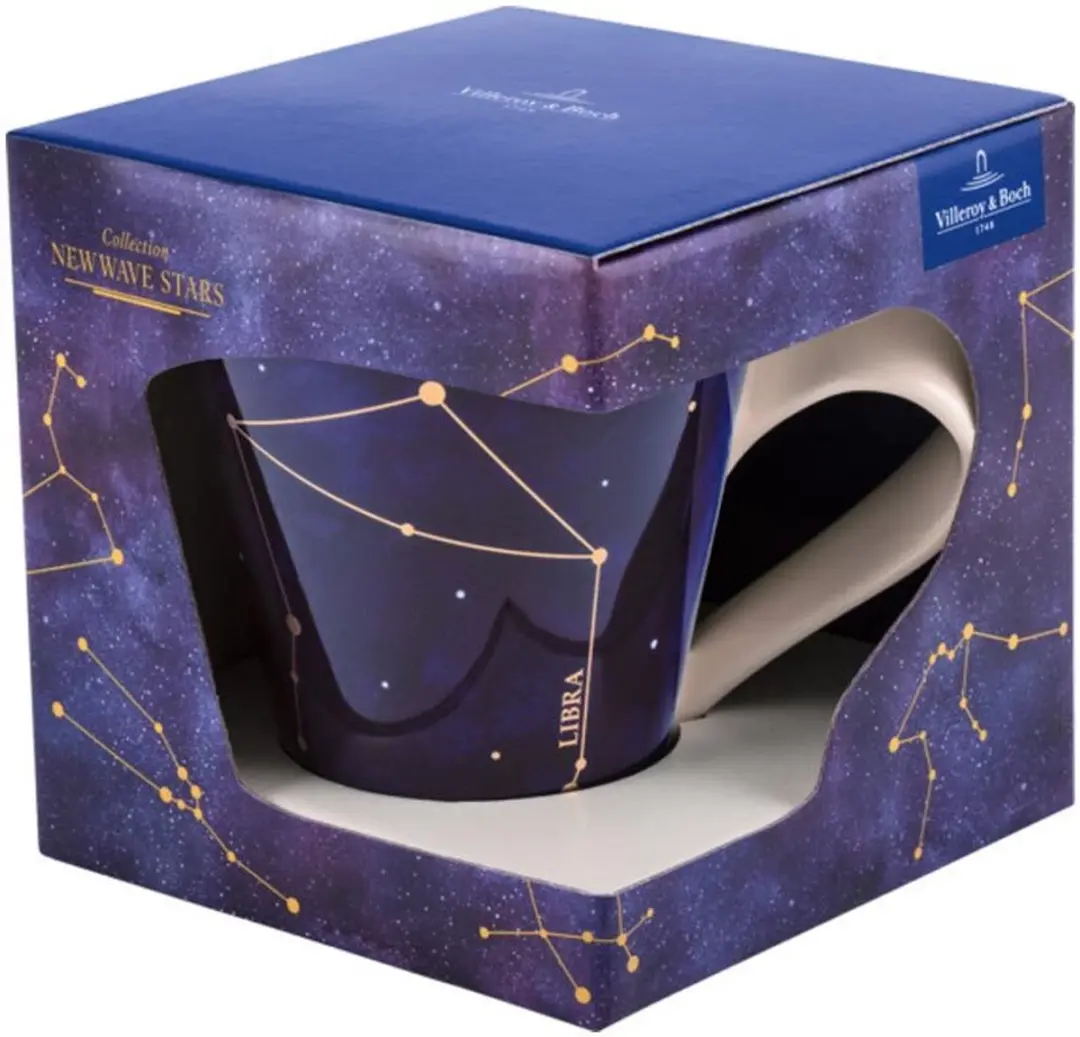 Villeroy & Boch NewWave Stars Tasse 300ml - wit-blauw