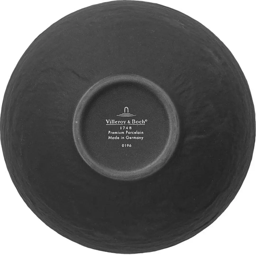 Villeroy & Boch Manufacture Rock Soepkommen - 4 Stuks - Zwart