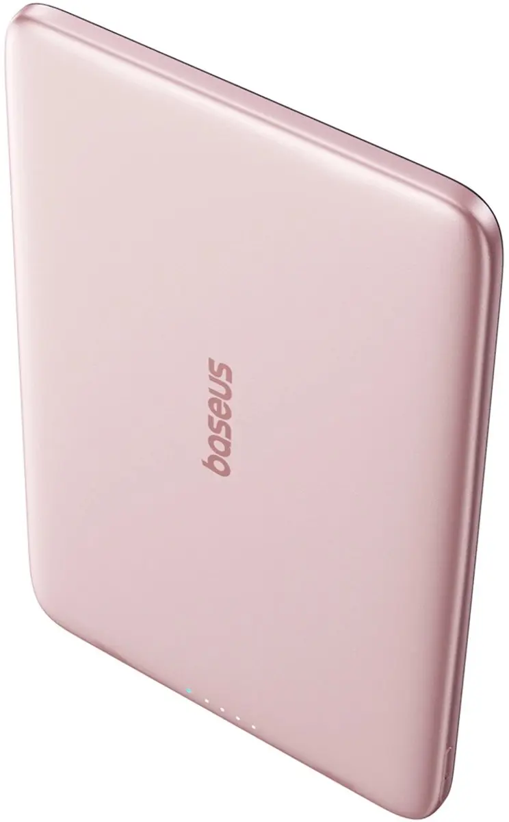 Baseus PicoGo AM41 Powerbank 5000mAh - USB-C MagSafe Roze