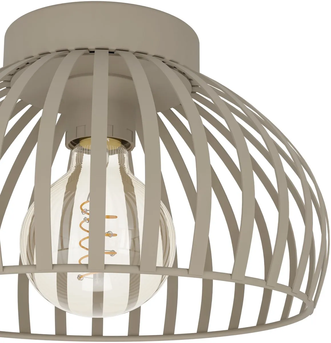 Eglo Mogano 3 Plafondlamp E27 - Ø28cm - Zand