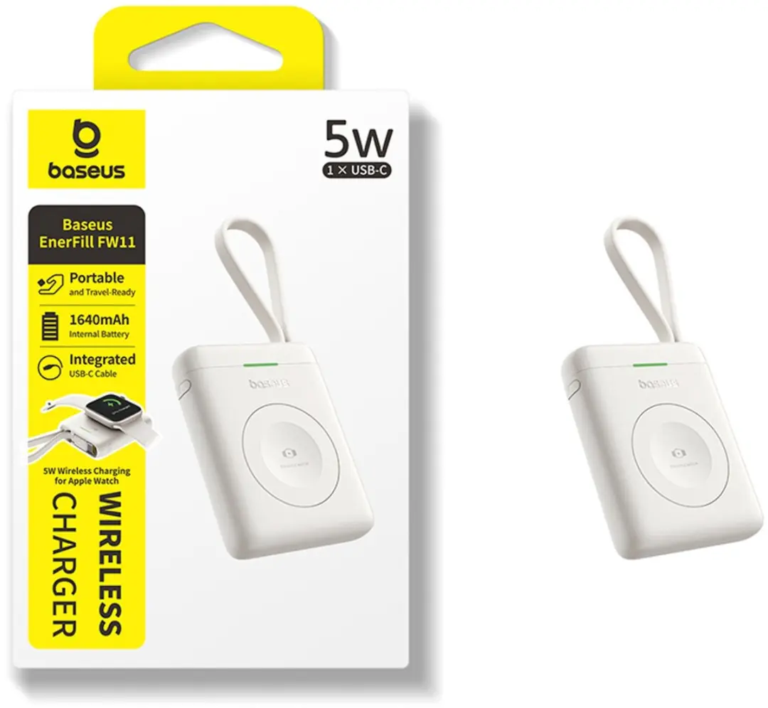 Baseus EnerFill FW11 Powerbank 1640mAh - Wit