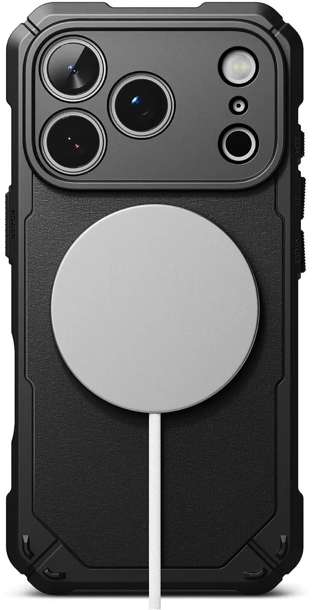 Ringke Rugged Gear Magnetic Hoesje iPhone 17 Pro - MagSafe - Zwart - afbeelding 6 van 6