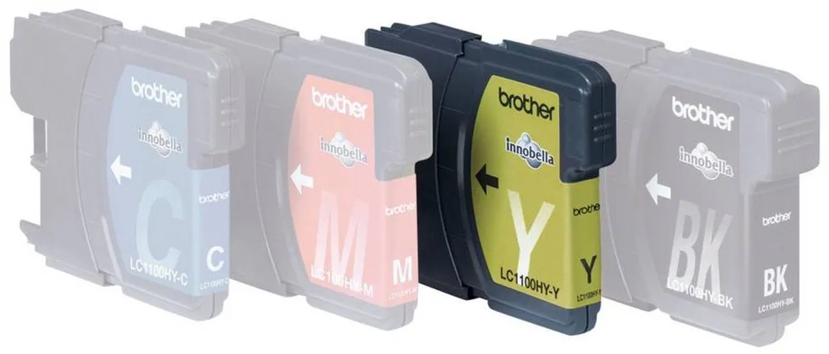 Brother LC1100HYY Inktcartridge Geel - XL - 10.1ml
