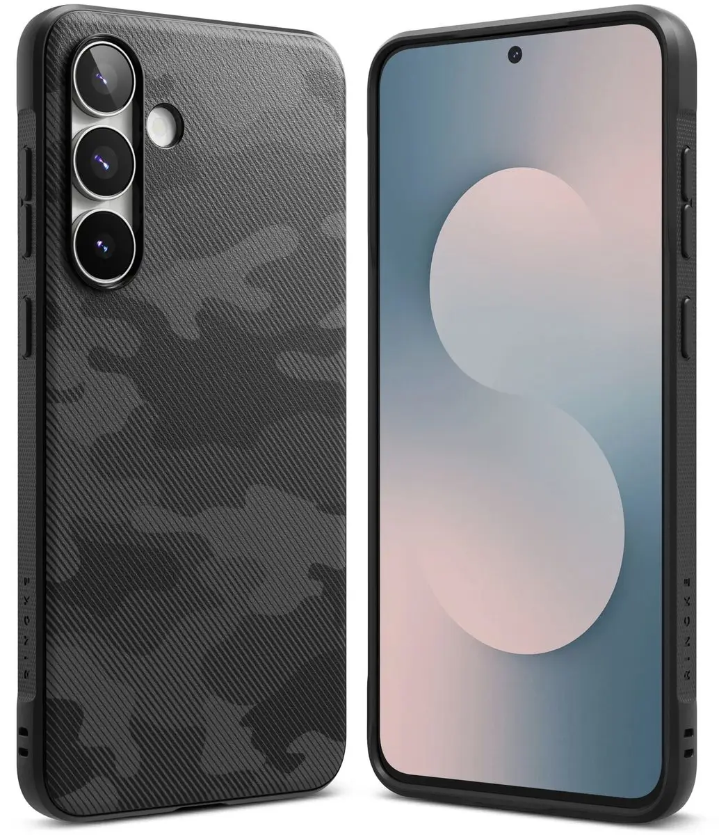 Ringke Onyx Hoesje Samsung Galaxy S25 FE - Camo Zwart