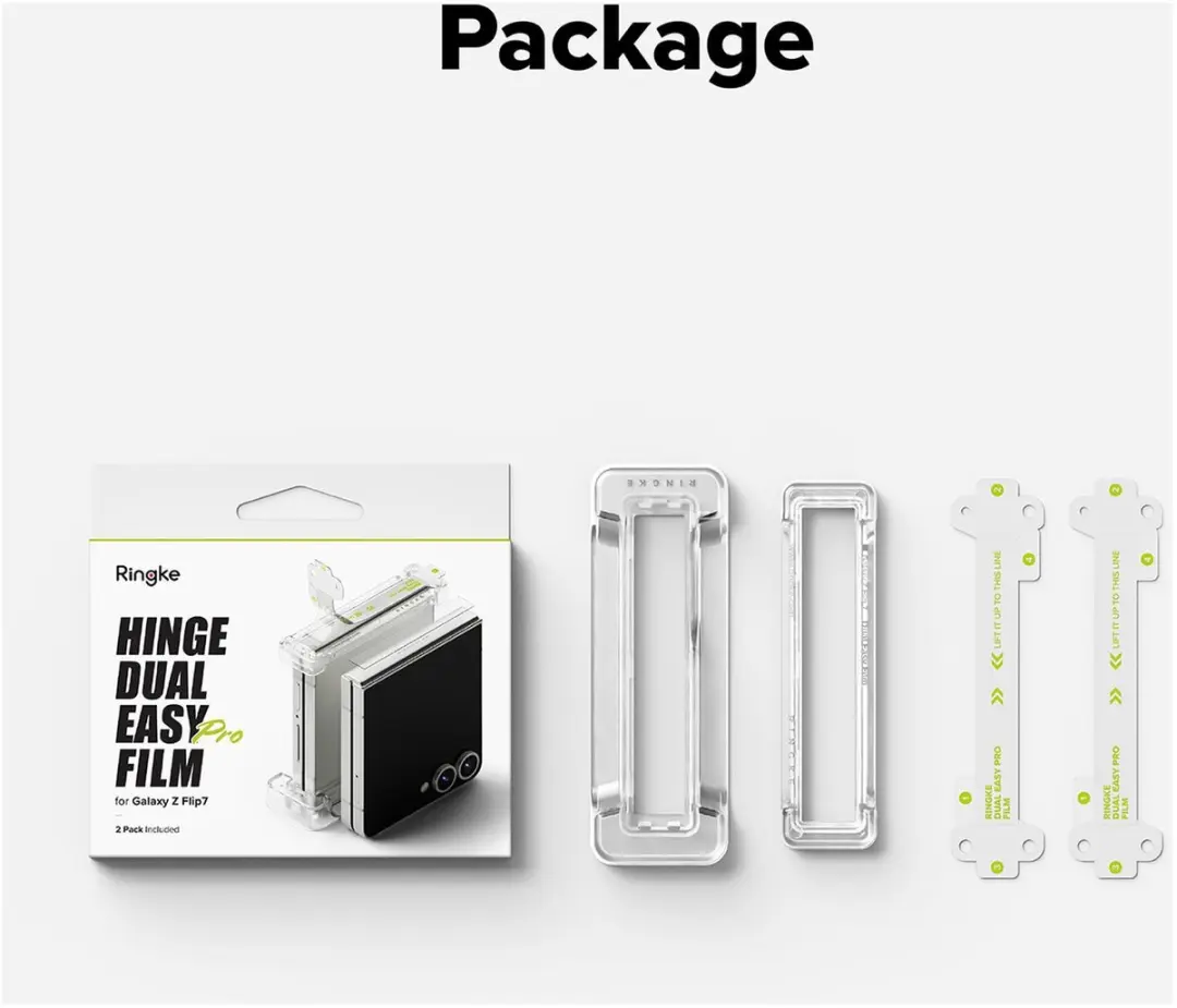 Ringke Hinge Dual Easy Pro Hinge Protector - Samsung Galaxy Z Flip 7 - 2 Stuks