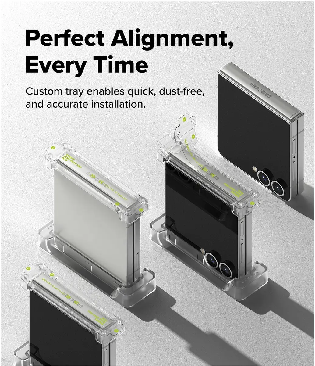 Ringke Hinge Dual Easy Pro Hinge Protector - Samsung Galaxy Z Flip 7 - 2 Stuks - afbeelding 6 van 6