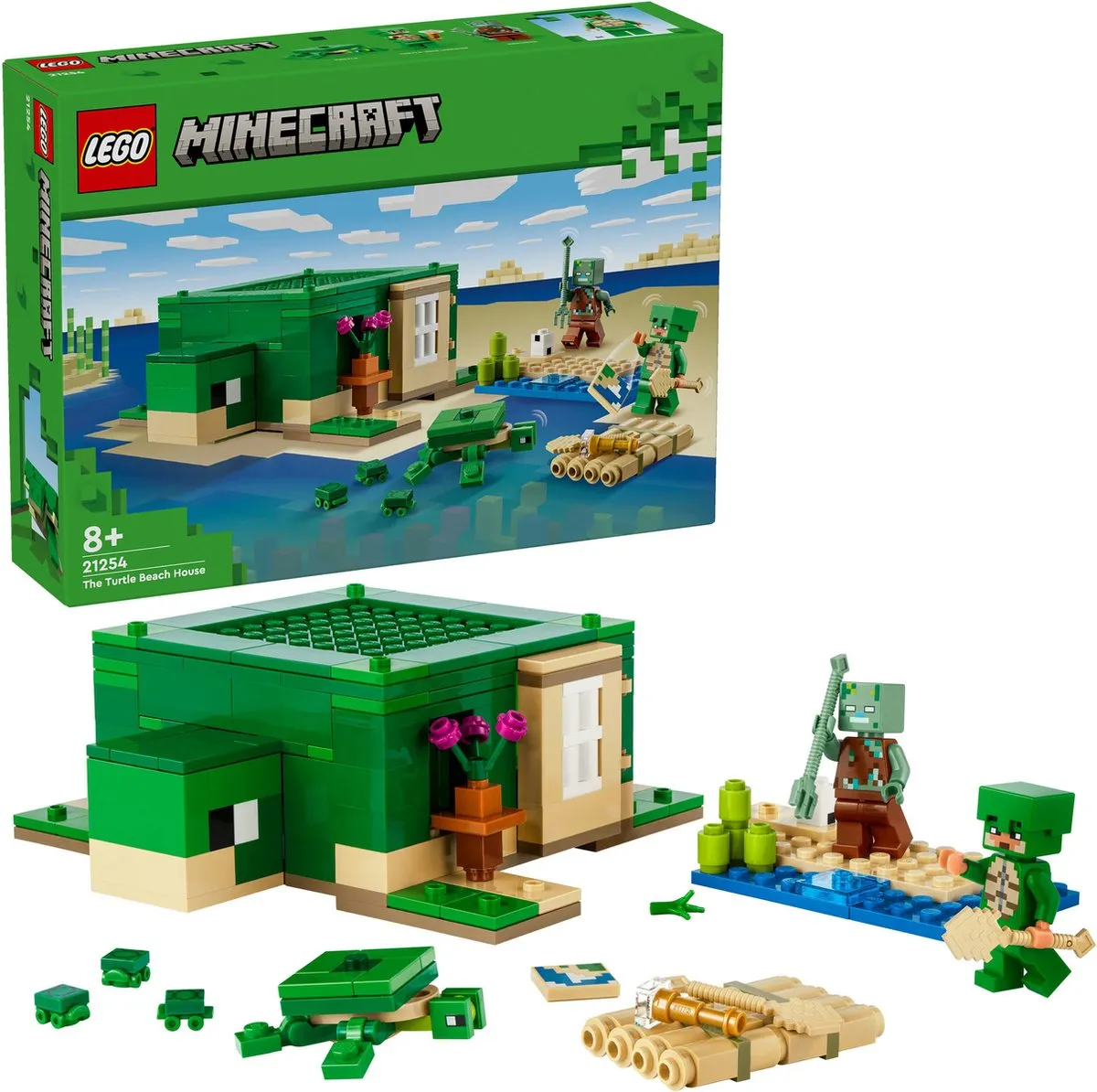 LEGO Minecraft Schildpadstrandhuis 21254 - 234 Stenen