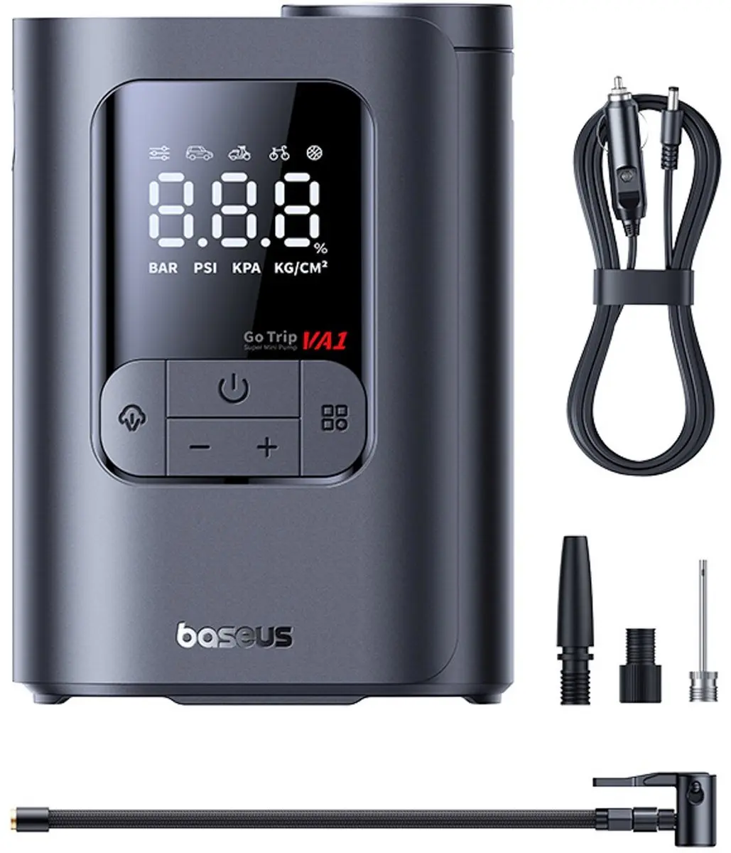Baseus Gotrip VA1 Bandenpompcompressor 150 PSI - 12V