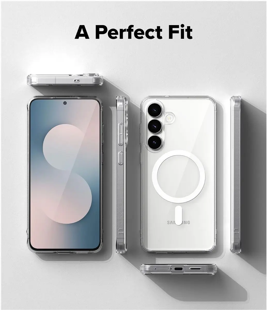 Ringke Fusion Magnetic Hoesje Samsung Galaxy S25 FE - Transparant - afbeelding 6 van 6
