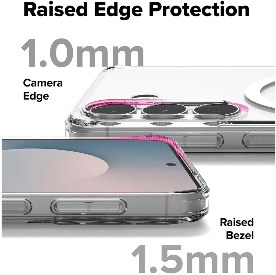 Ringke Fusion Magnetic Hoesje Samsung Galaxy S25 FE - Transparant