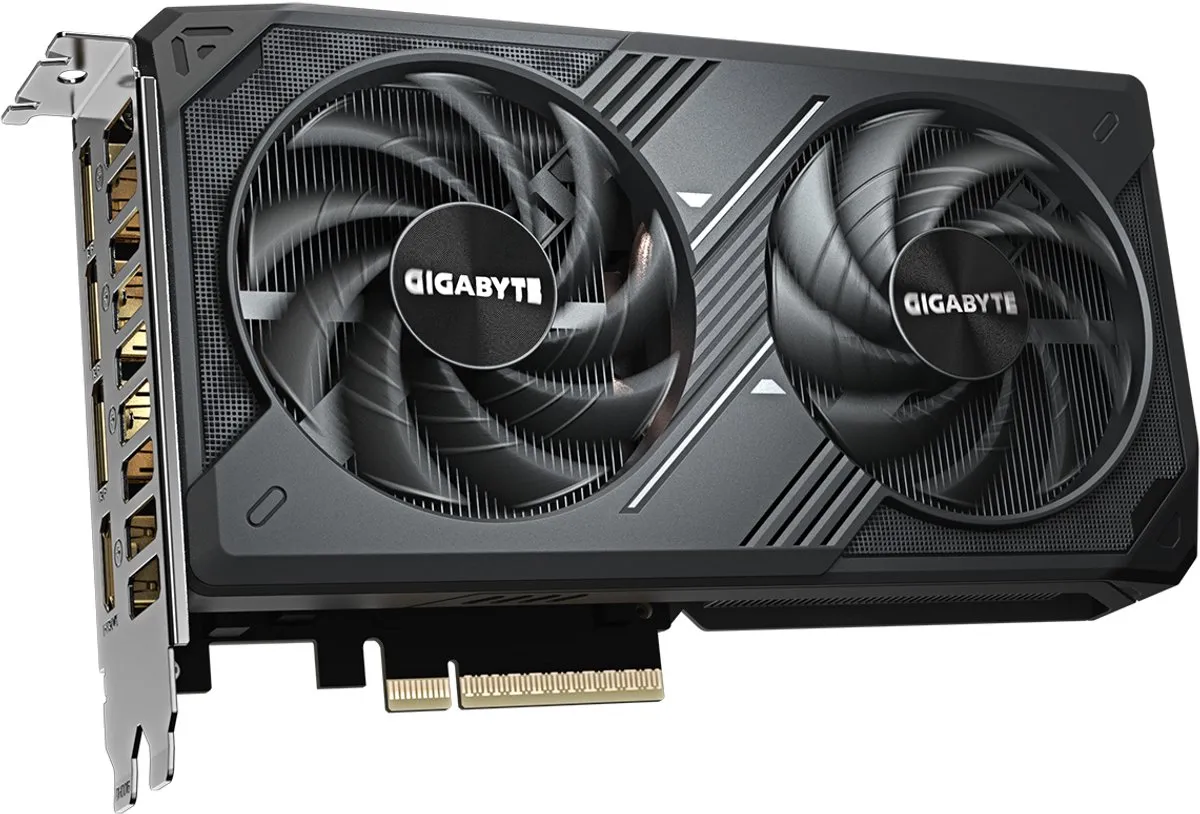 Gigabyte GeForce RTX 5060 Windforce OC GV-N5060WF2OC-8GD Videokaart - 8GB GDDR7