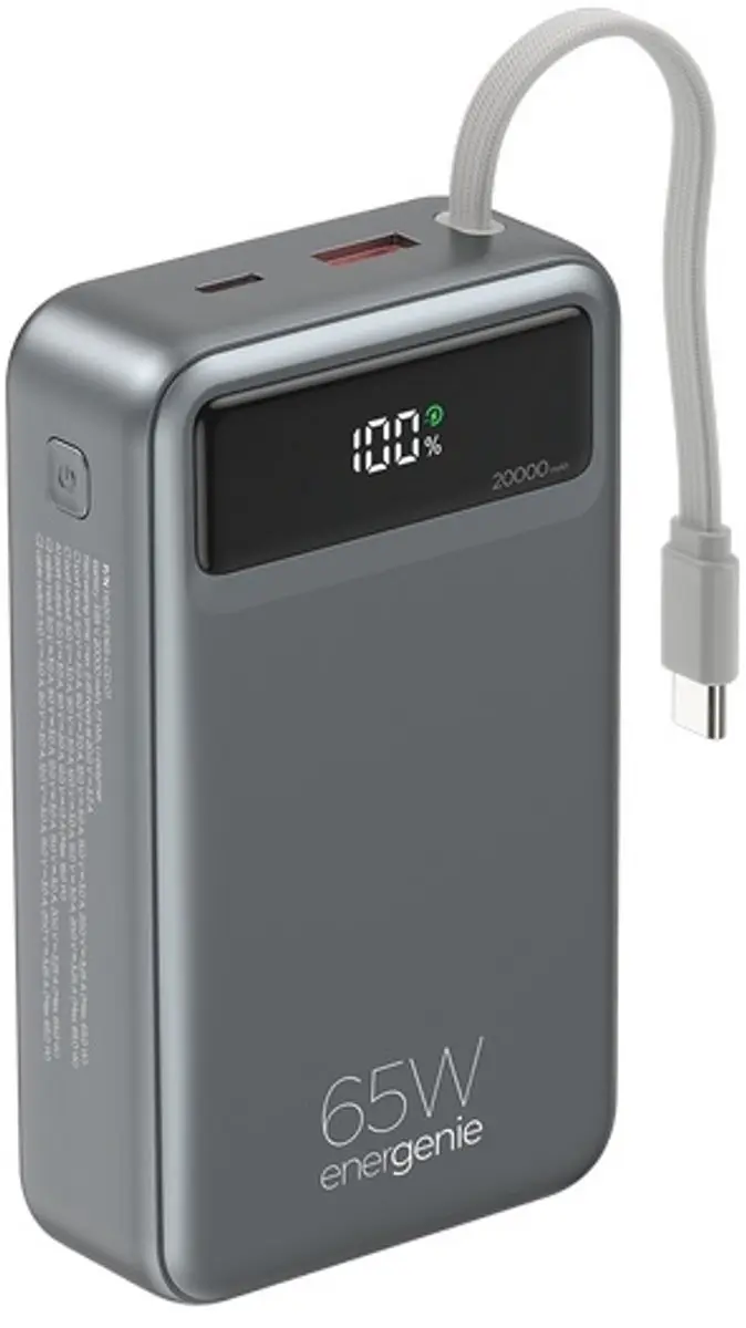 Gembird Powerbank 20.000mAh 65W