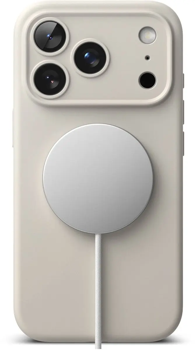 Ringke Silicone MagSafe Hoesje iPhone 17 Pro Max - Beige
