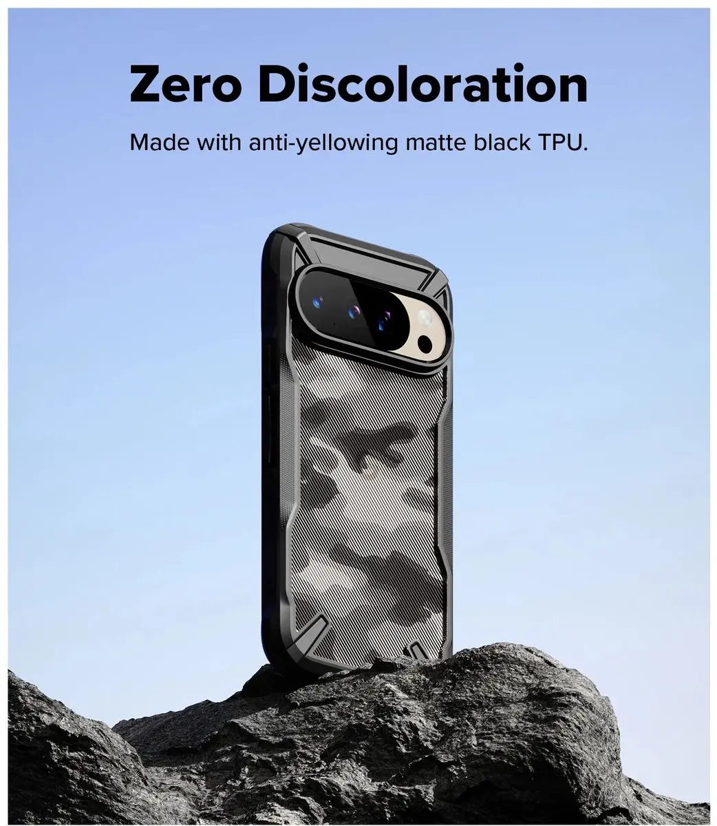 Ringke Fusion X Hoesje Google Pixel 10/10 Pro - Camo Zwart