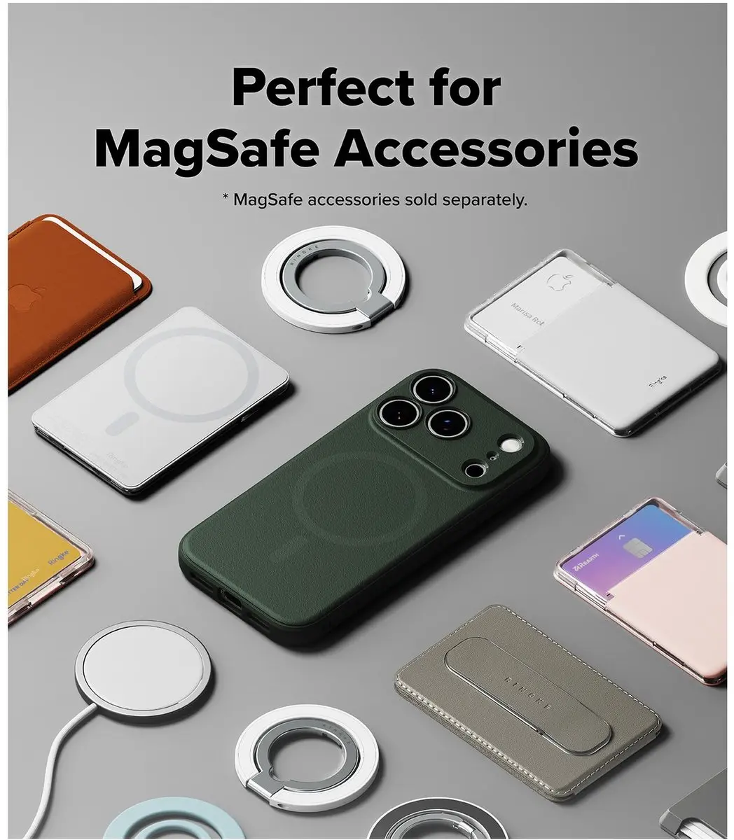 Ringke Onyx Magnetic Hoesje iPhone 17 Pro - Groen