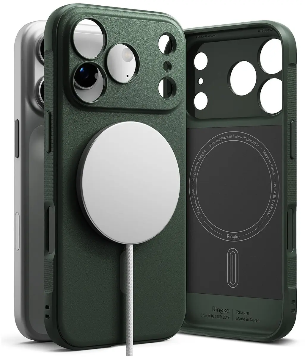 Ringke Onyx Magnetic Hoesje iPhone 17 Pro - Groen