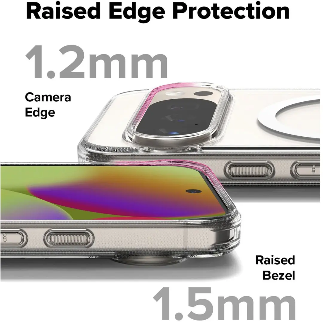 Ringke Fusion Magnetic Hoesje Google Pixel 10/10 Pro - Transparant