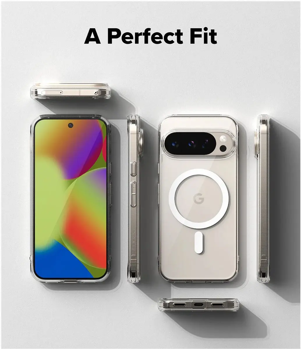 Ringke Fusion Magnetic Hoesje Google Pixel 10/10 Pro - Transparant - afbeelding 6 van 6