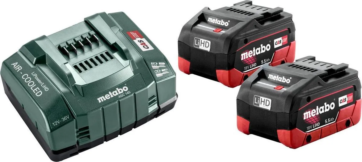 Metabo 685122000 18V LiHD Accu & Lader