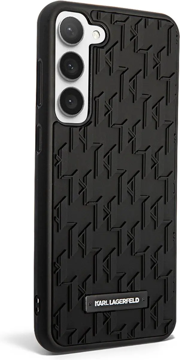 Karl Lagerfeld Backcase Hoesje Samsung Galaxy S23 - Effen Zwart - afbeelding 6 van 6