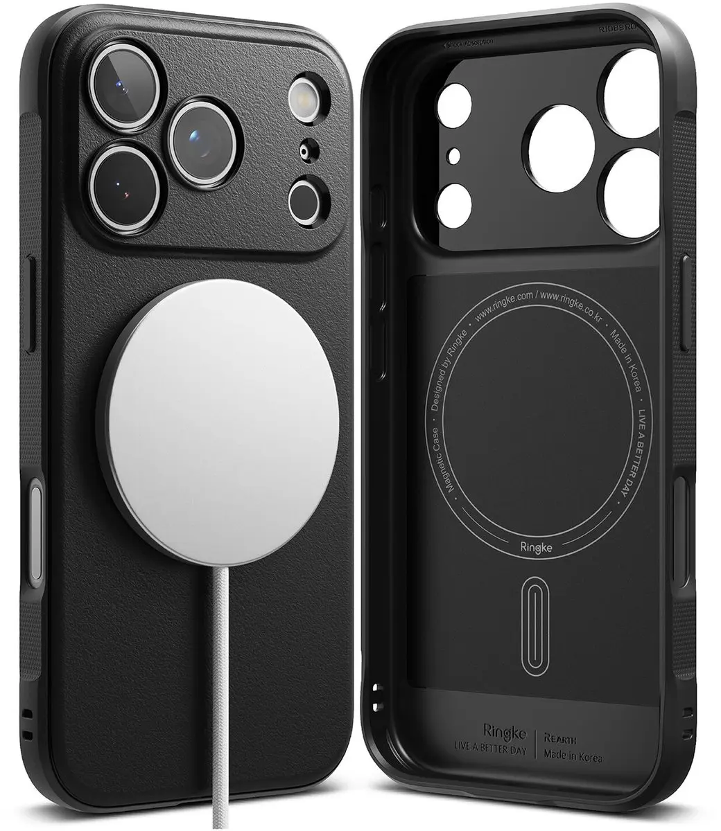 Ringke Onyx Magnetic Hoesje iPhone 17 Pro - MagSafe - Zwart