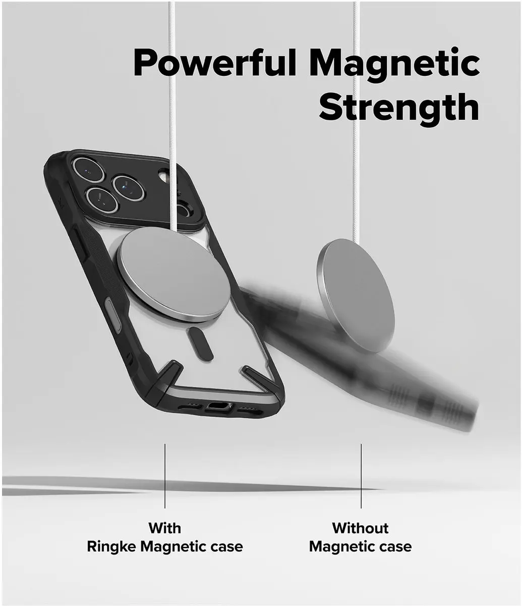 Ringke Fusion X MagSafe Hoesje iPhone 17 Pro - Zwart