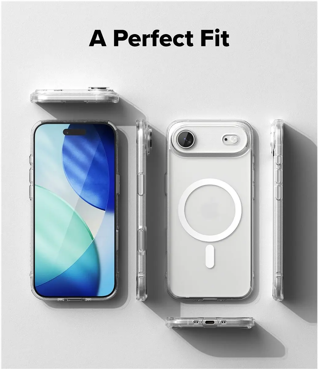 Ringke Fusion Magnetic Hoesje iPhone Air - Matte Transparant - afbeelding 6 van 6