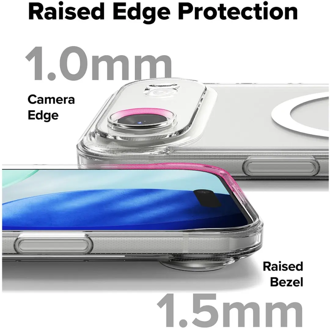 Ringke Fusion Magnetic Hoesje iPhone Air - Matte Transparant