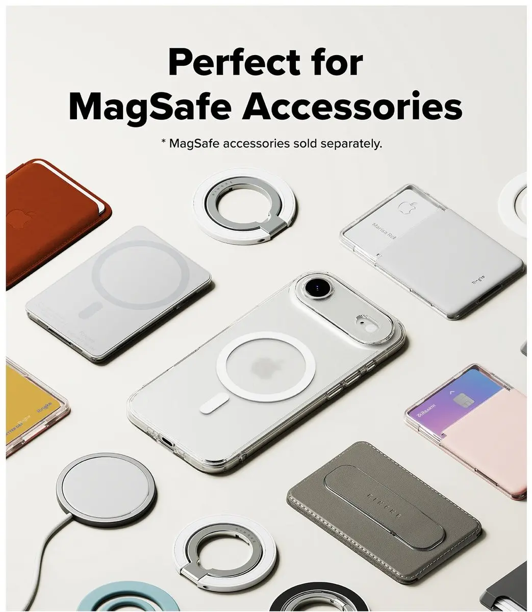 Ringke Fusion Magnetic Hoesje iPhone Air - Matte Transparant