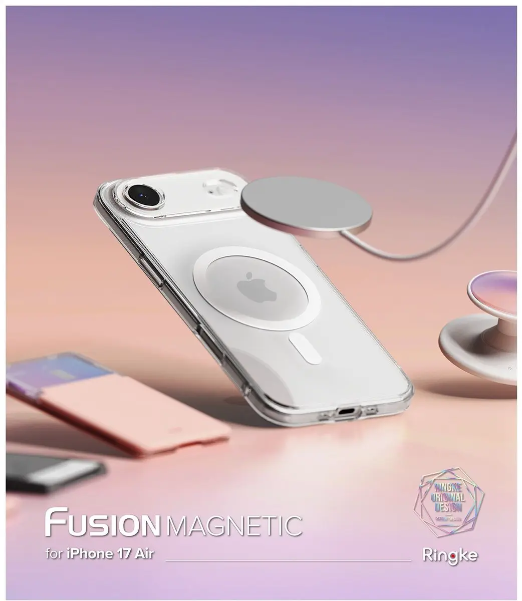 Ringke Fusion Magnetic Hoesje iPhone Air - Matte Transparant