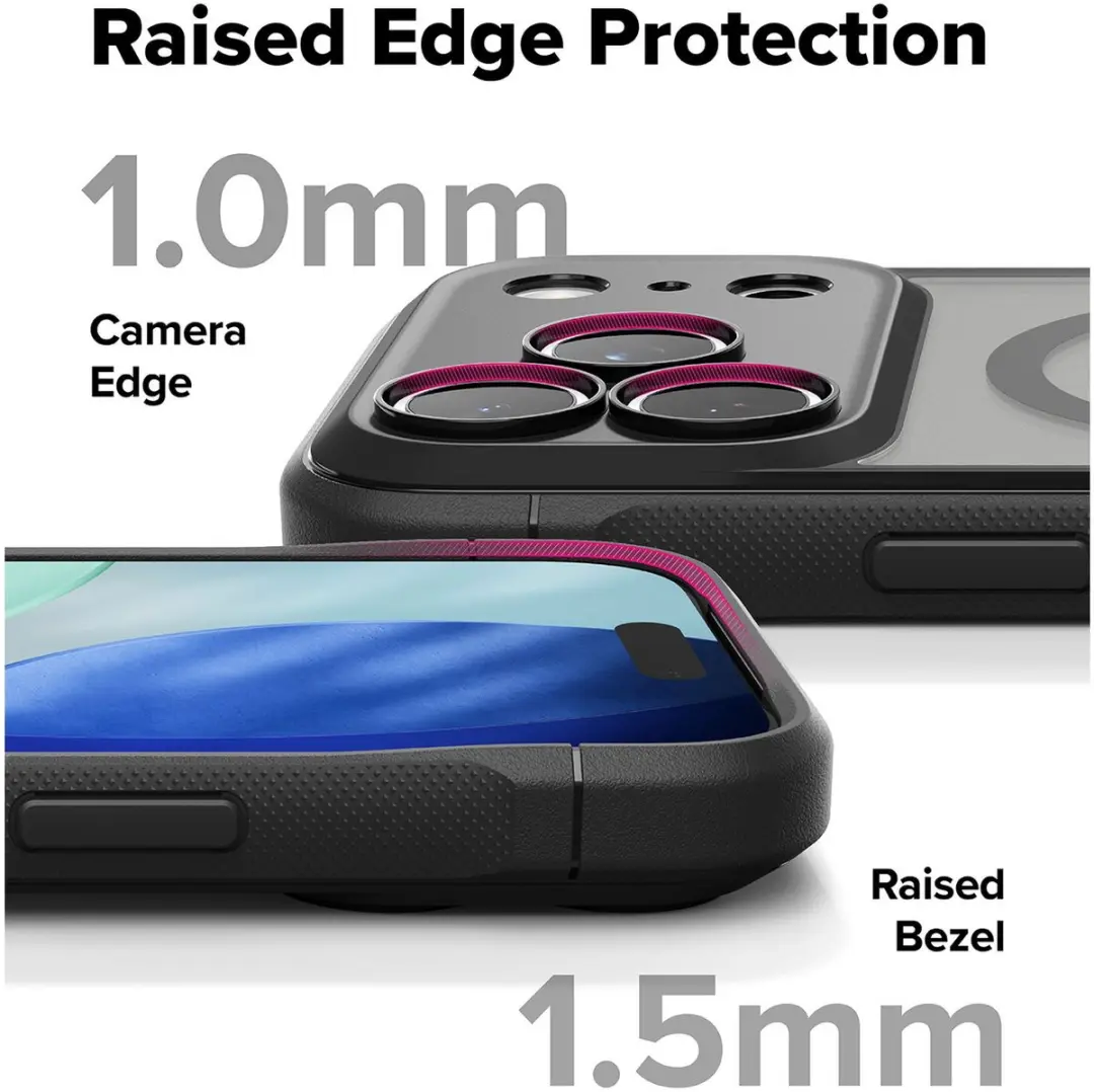 Ringke Fusion Bold Magnetic Hoesje iPhone 17 Pro Max - Matte Zwart