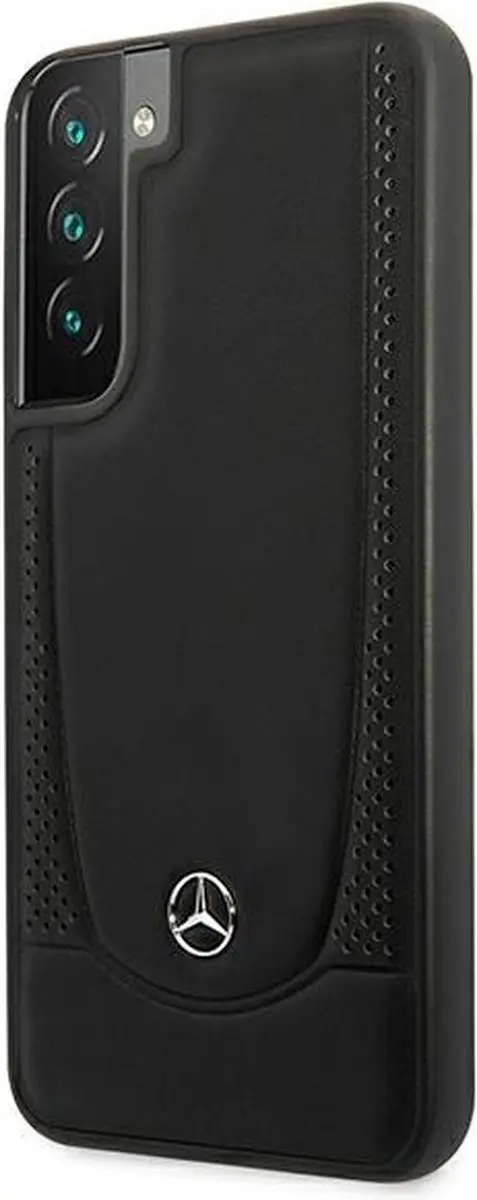 Mercedes MEHCS22MARMBK Leder Urban Line Hoesje - Zwart