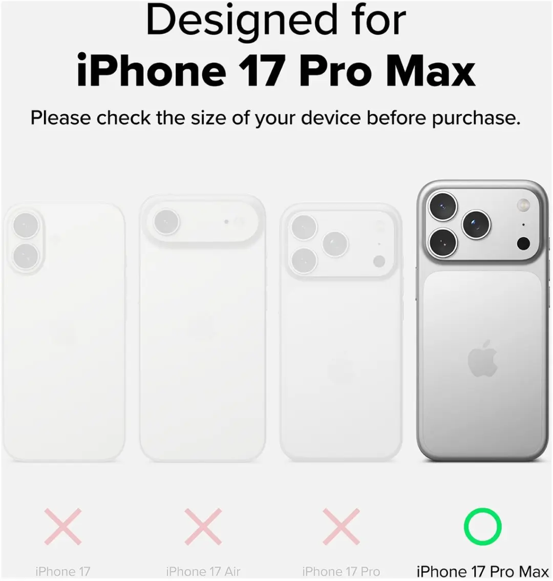 Ringke Fusion Magnetic Hoesje iPhone 17 Pro Max - Transparant