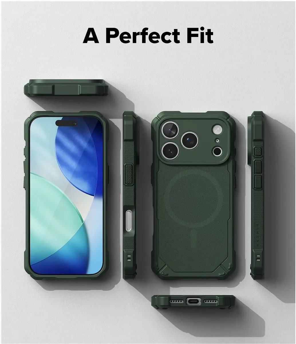 Ringke Rugged Gear Magnetic Hoesje iPhone 17 Pro - Groen