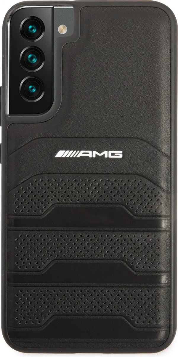 Mercedes-Benz AMG Hoesje Samsung Galaxy S22 - Perforated Zwart