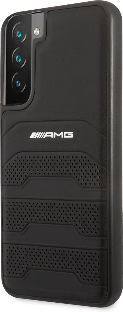 Mercedes-Benz AMG Hoesje Samsung Galaxy S22 - Perforated Zwart