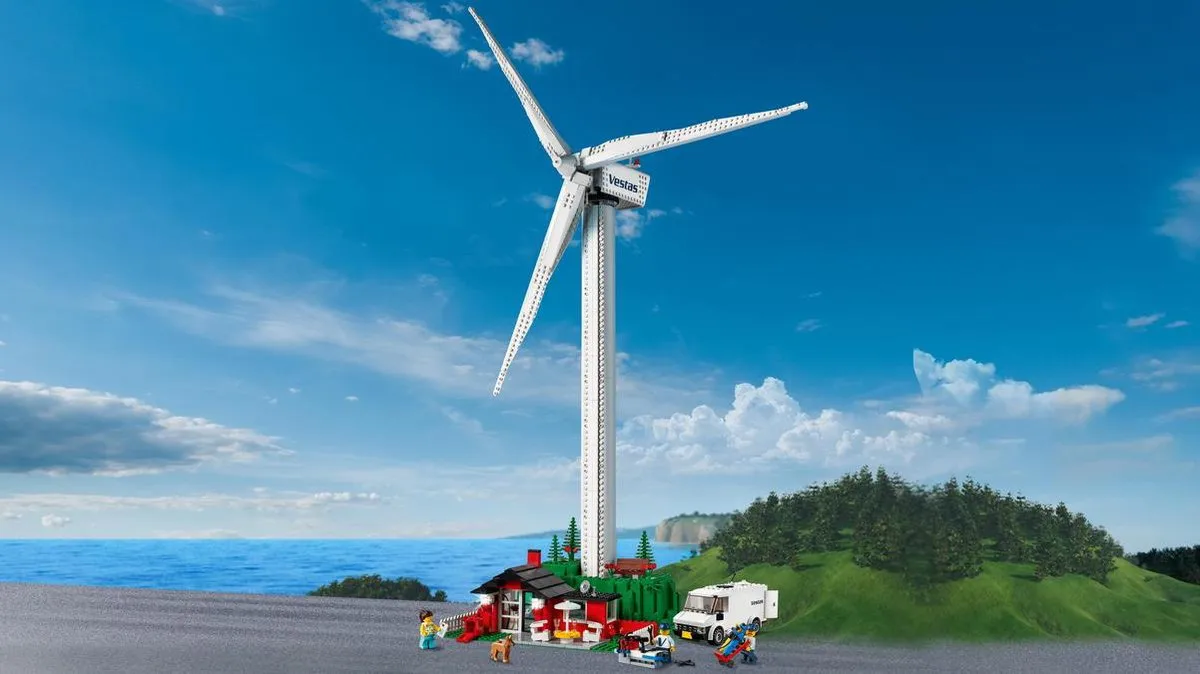 LEGO Creator Expert Vestas Windmolen 826 Stukken - 3 Minifiguren