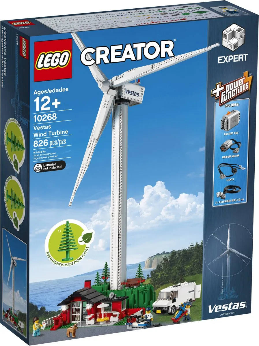 LEGO Creator Expert Vestas Windmolen 826 Stukken