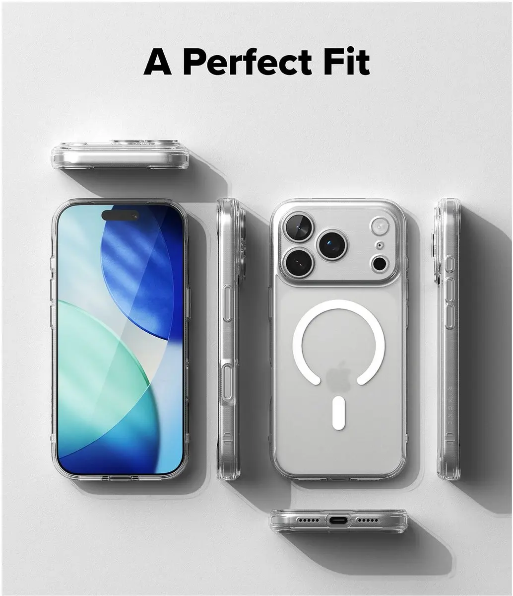 Ringke Fusion Magnetic Hoesje iPhone 17 Pro Max - Matte Transparant
