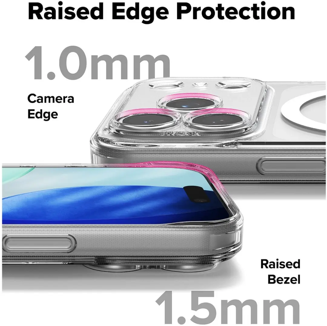 Ringke Fusion Magnetic Hoesje iPhone 17 Pro - Transparant