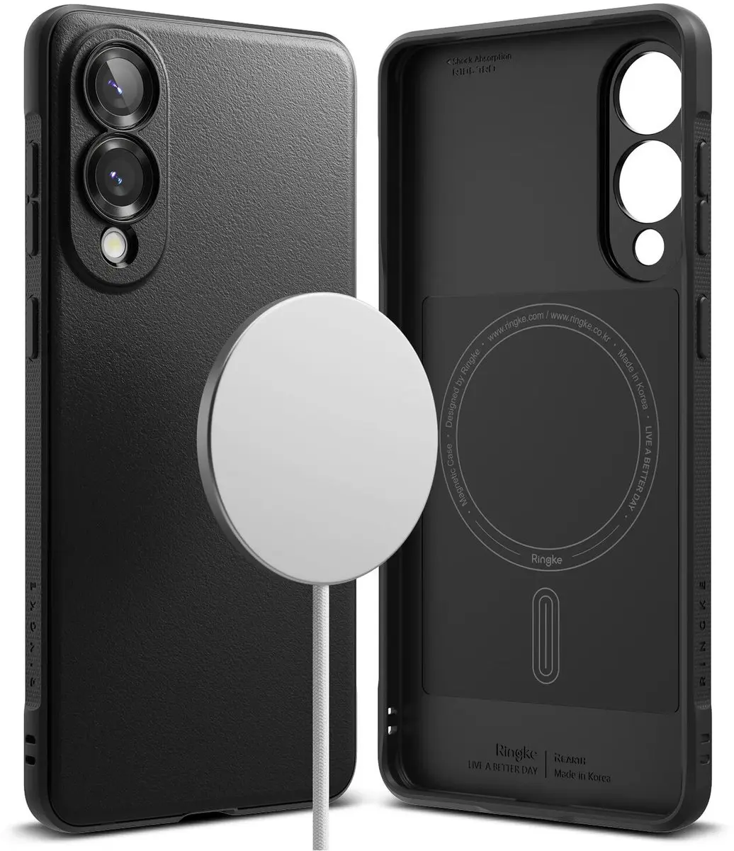 Ringke Onyx Magnetic Hoesje Zwart - MagSafe/Qi2