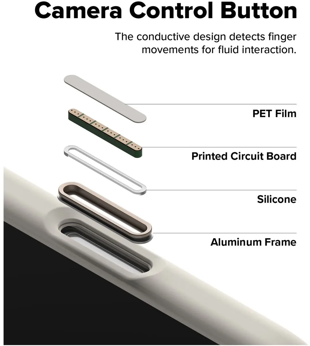 Ringke Silicone MagSafe Hoesje iPhone Air - Beige - afbeelding 6 van 6
