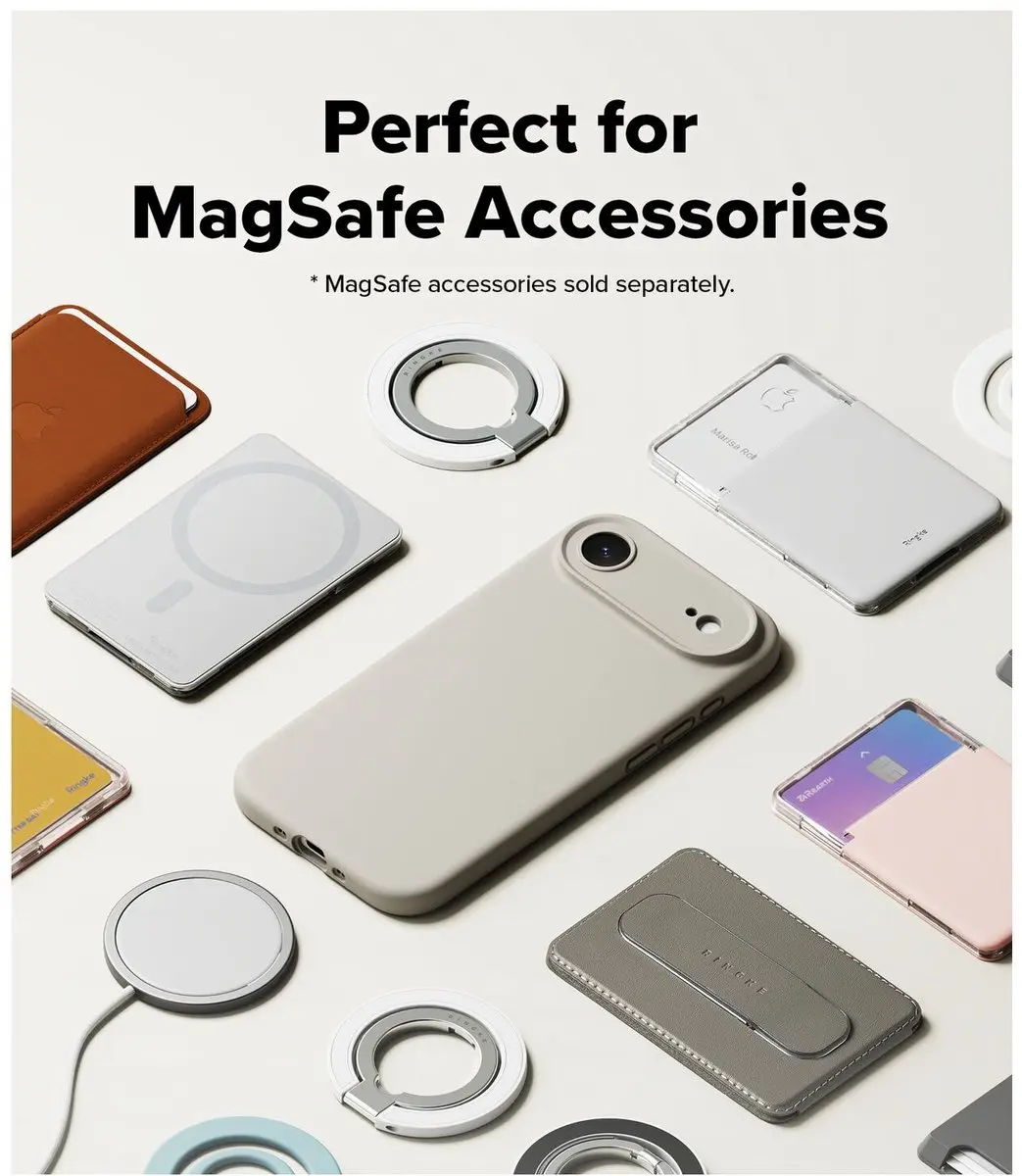 Ringke Silicone MagSafe Hoesje iPhone Air - Beige