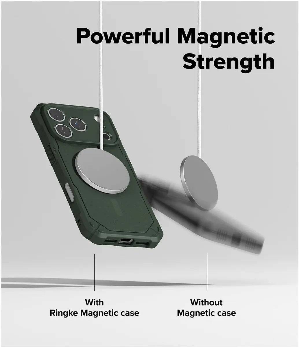 Ringke Rugged Gear Magnetic Hoesje iPhone 17 Pro Max - Groen