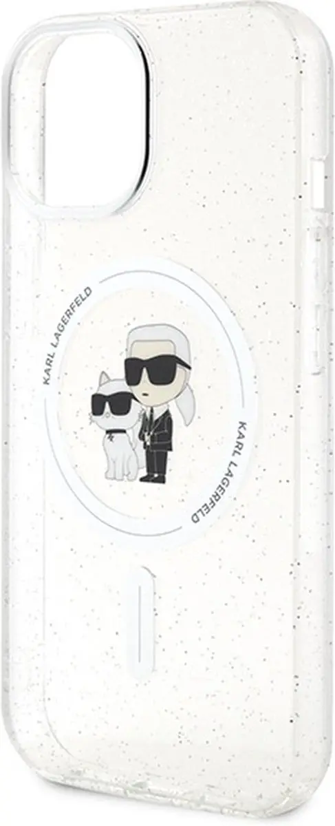 Karl Lagerfeld Ikonik Duo MagSafe Hoesje iPhone 15 - Transparant - afbeelding 6 van 6