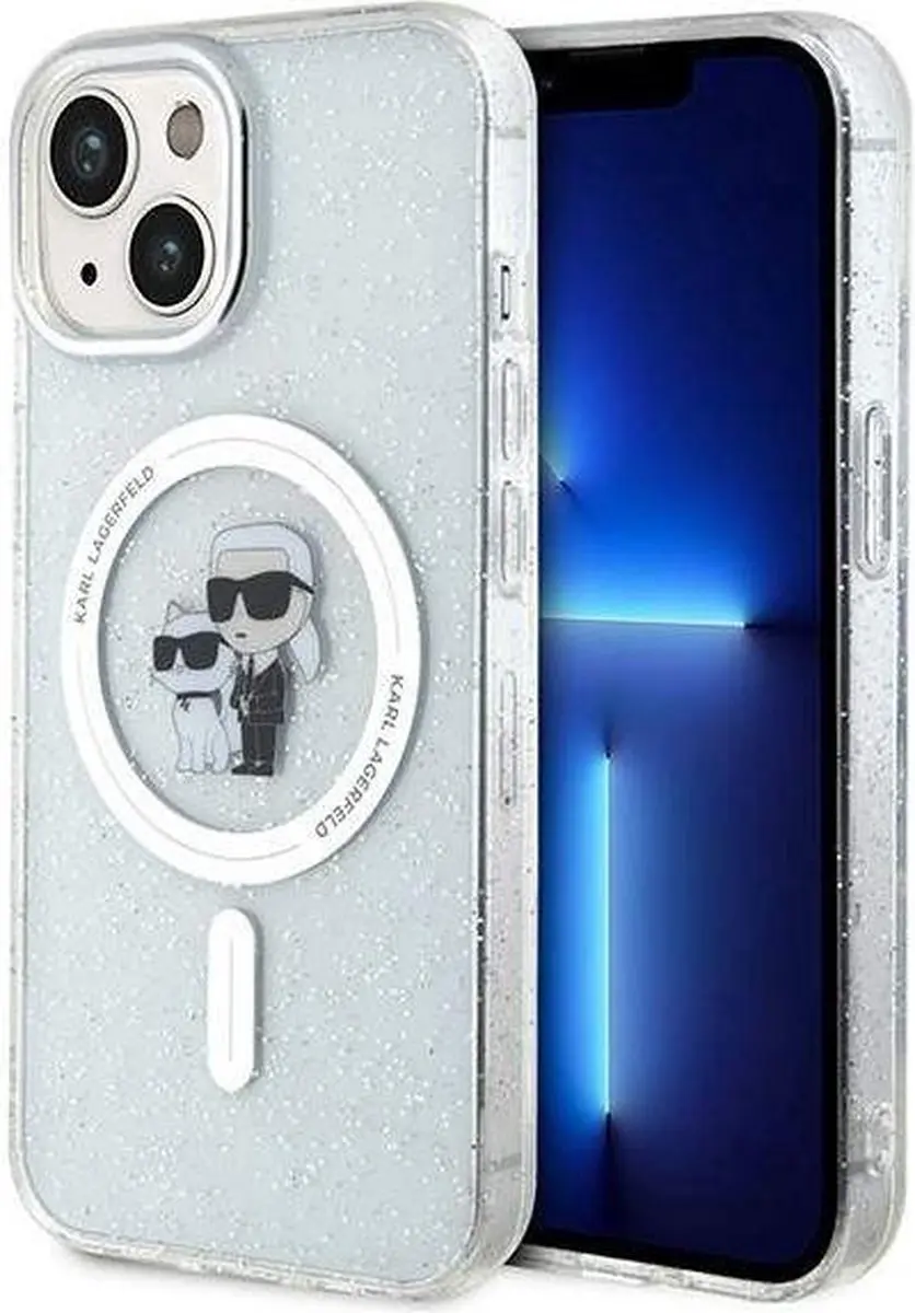 Karl Lagerfeld Ikonik Duo MagSafe Hoesje iPhone 15