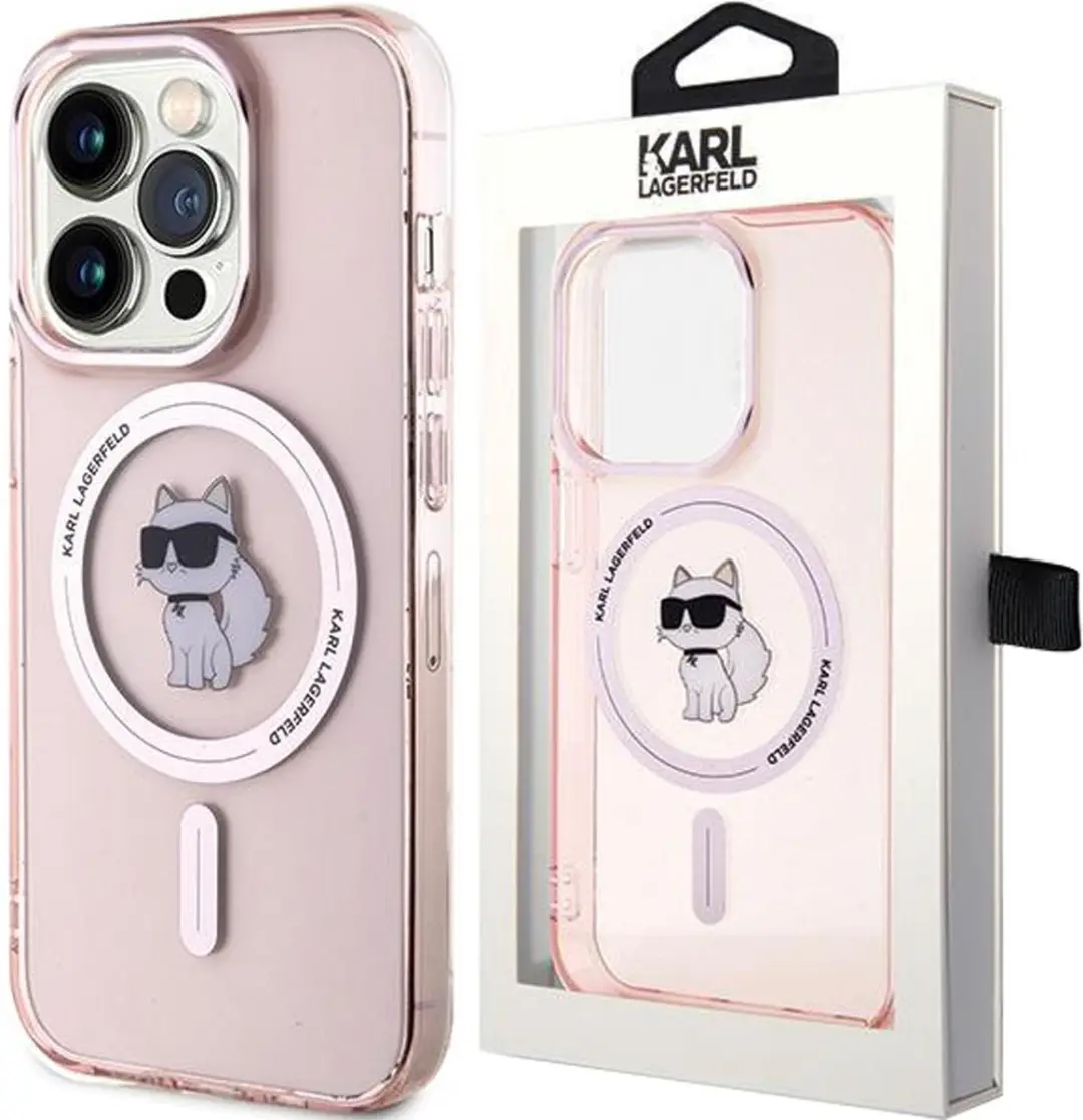Karl Lagerfeld IML Choupette MagSafe Hoesje iPhone 15 Pro Max