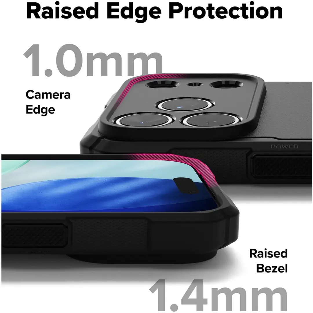 Ringke Rugged Gear Magnetic Hoesje iPhone 17 Pro Max - Zwart