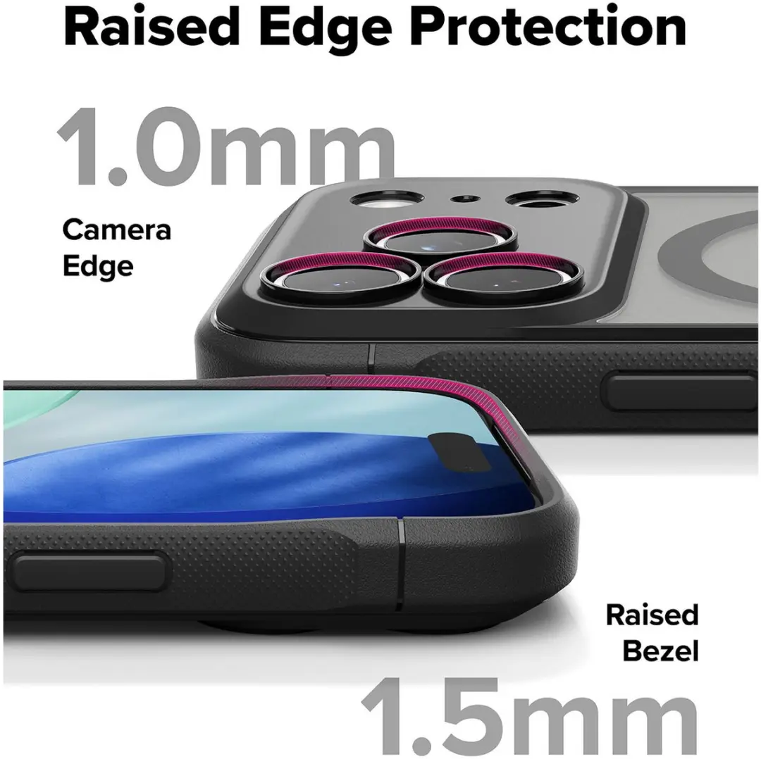 Ringke Fusion Bold Magnetic Hoesje iPhone 17 Pro - Matte Zwart