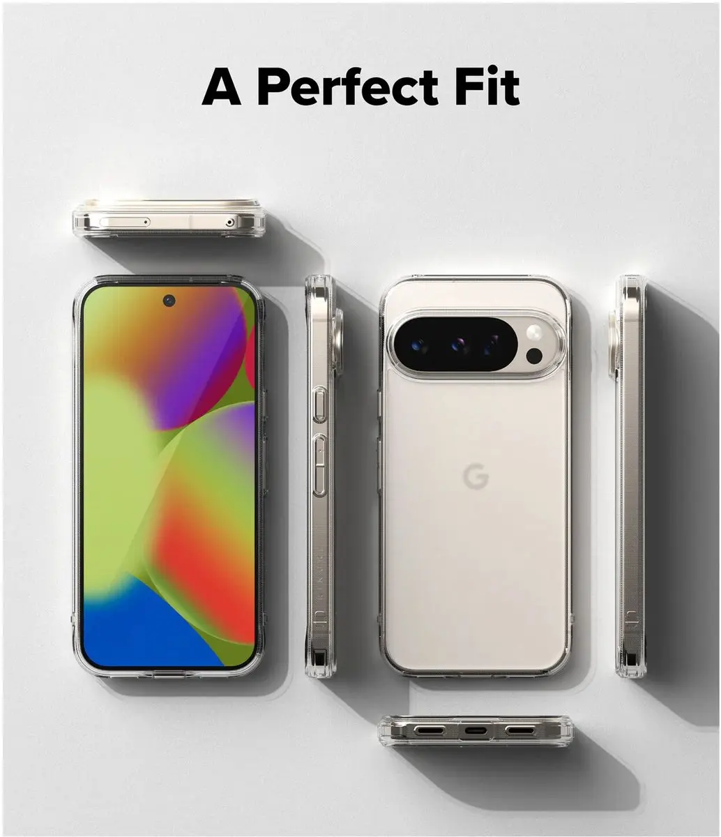 Ringke Fusion Hoesje Google Pixel 10/10 Pro - Antikrascoating - Matte Transparant - afbeelding 6 van 6
